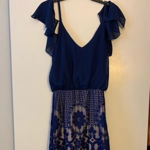 Navy blue formal dress